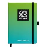 DRAN BLEIBEN Erfolgsjournal – für Ziele, Fokus, Selbstreflexion, Achtsamkeit & persönliche Entwicklung – DIN A5 (Startversion, Fresh Green)