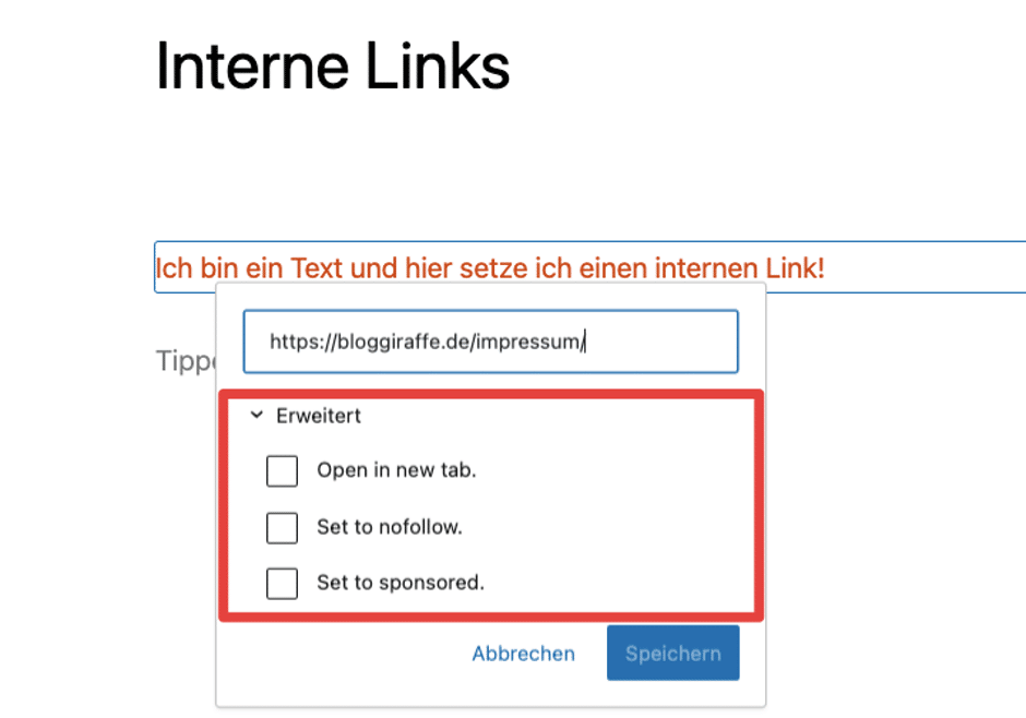 interne-links-wordpress-attribute-html