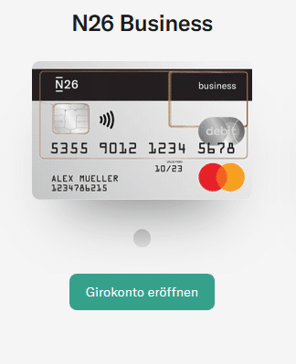 N26 Geschäftskonto Business - Kostenlos
