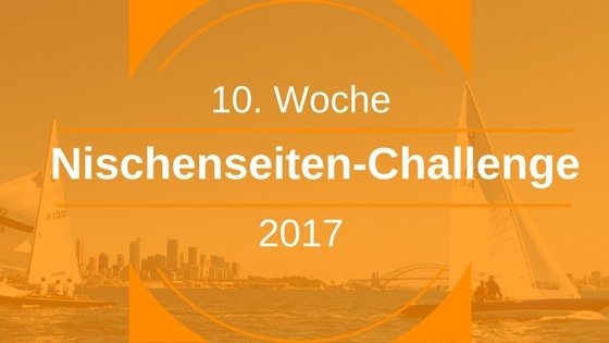 Nischenseiten-Challenge 2017 – Woche 10: Weitere Inhalte & Analyse Teil 1