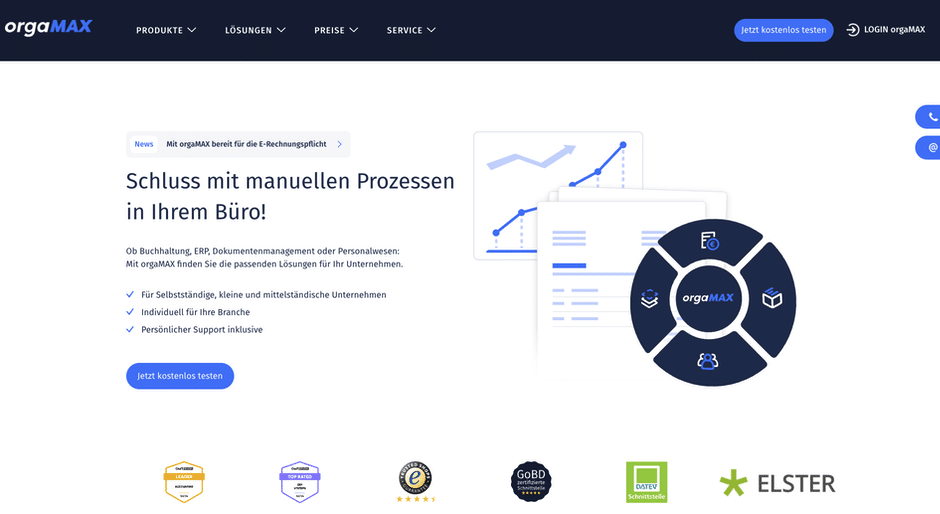 OrgaMax Buchhaltungssoftware
